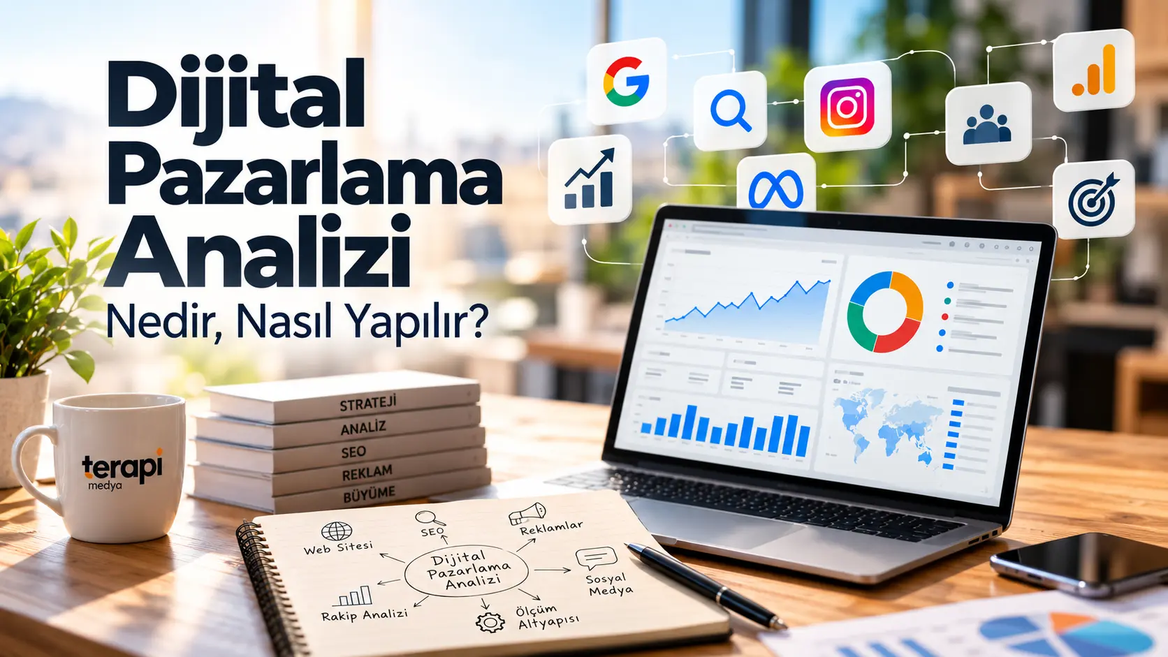 Dijital pazarlama analizi - kurumsal firmalar için dijital performans analizi - Terapi Medya